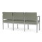Lesro Lenox 3 Seat Tandem Seating W/ Arms, 64.5 in W 24.5 in L 32 in H LS3103 - alternate 2